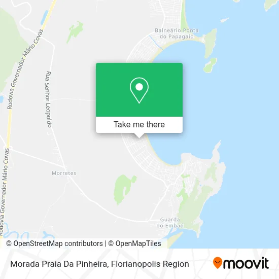 Morada Praia Da Pinheira map
