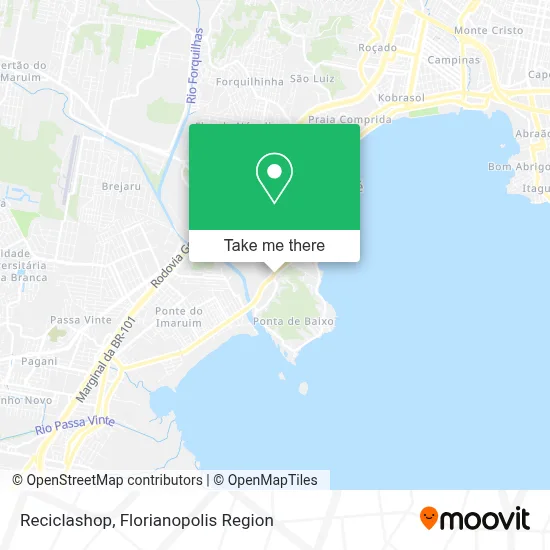 Reciclashop map