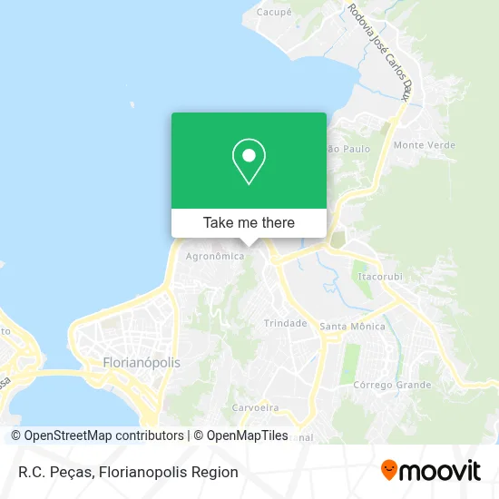 R.C. Peças map