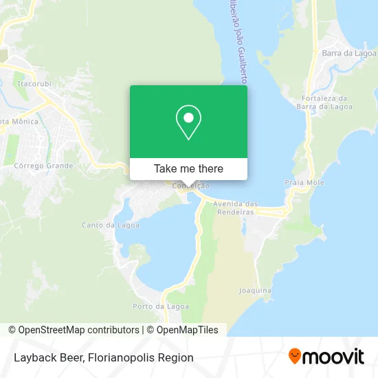 Layback Beer map
