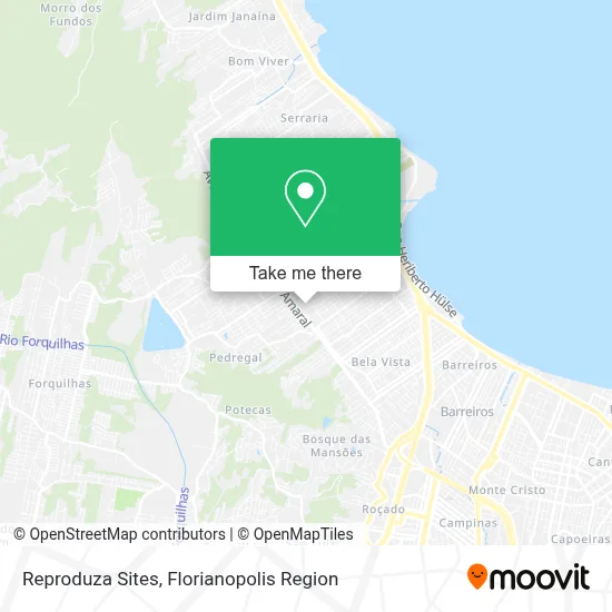 Reproduza Sites map