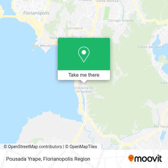 Pousada Yrape map