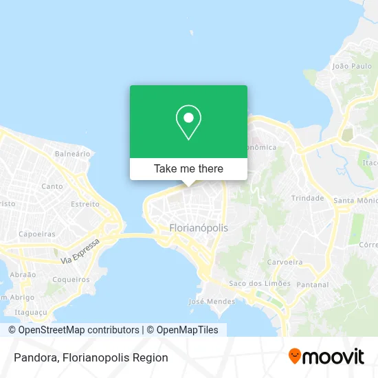 Pandora map