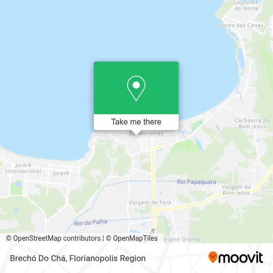 Brechó Do Chá map