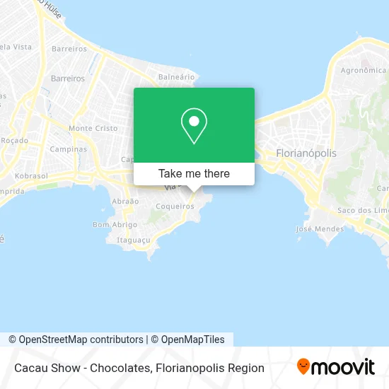 Cacau Show - Chocolates map