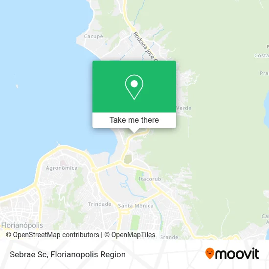 Sebrae Sc map
