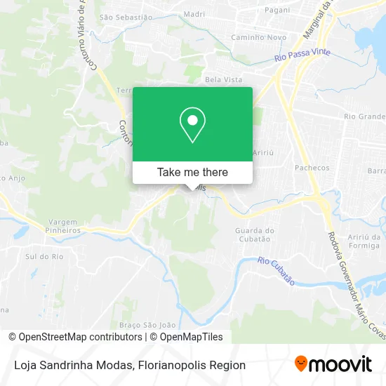 Loja Sandrinha Modas map