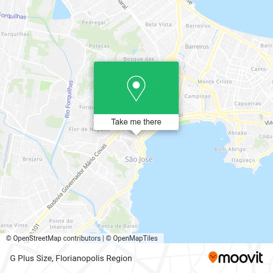 G Plus Size map