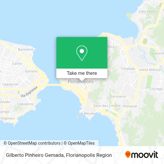 Gilberto Pinheiro Gemada map