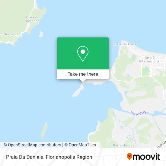 Praia Da Daniela map