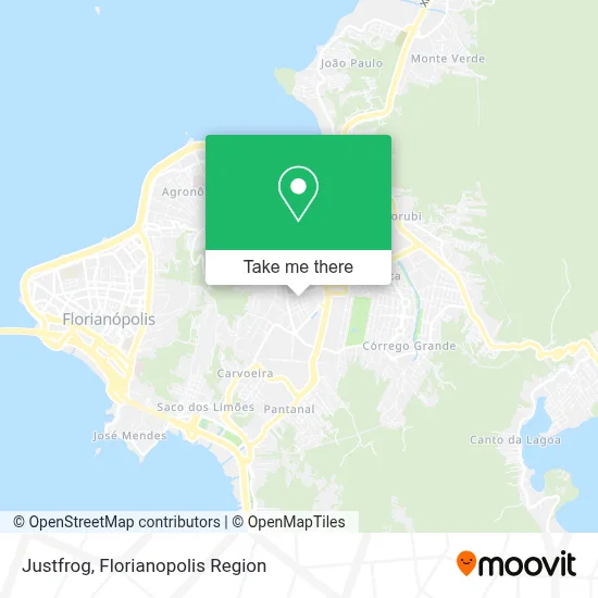 Justfrog map