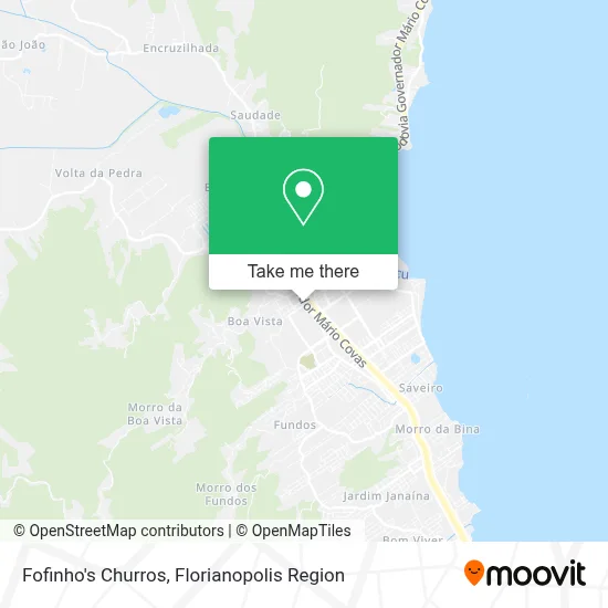 Fofinho's Churros map