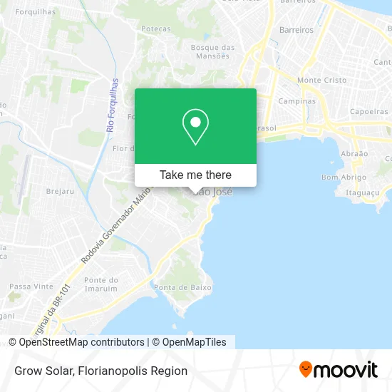 Grow Solar map
