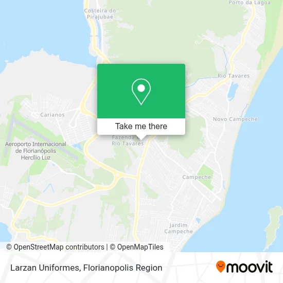 Larzan Uniformes map