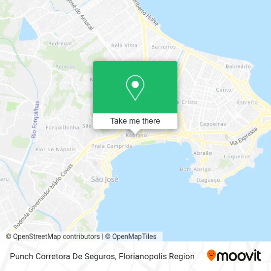 Punch Corretora De Seguros map