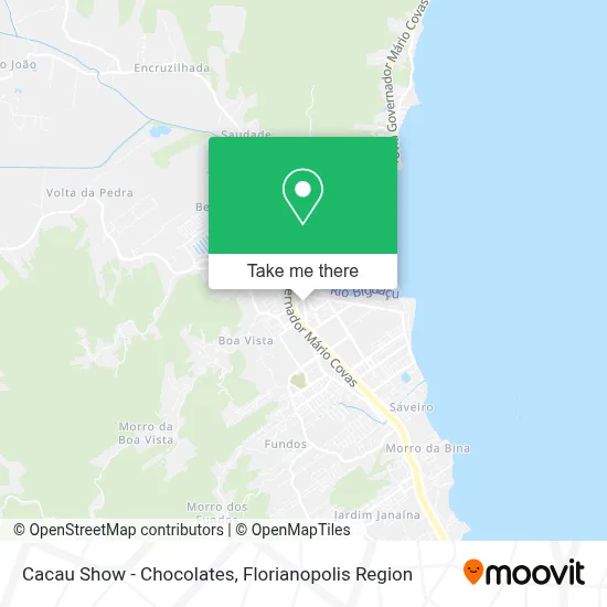 Cacau Show - Chocolates map