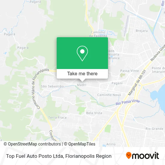 Top Fuel Auto Posto Ltda map