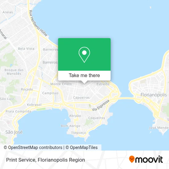 Print Service map