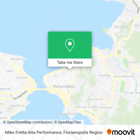 Mike Fretta Alta Performance map