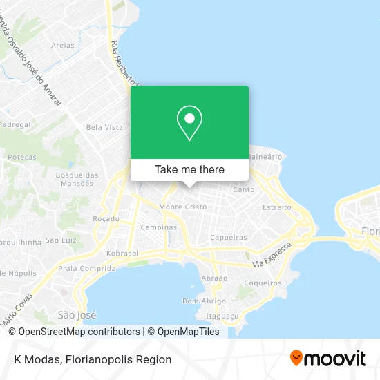 K Modas map