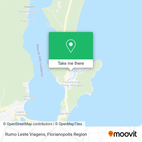 Rumo Leste Viagens map