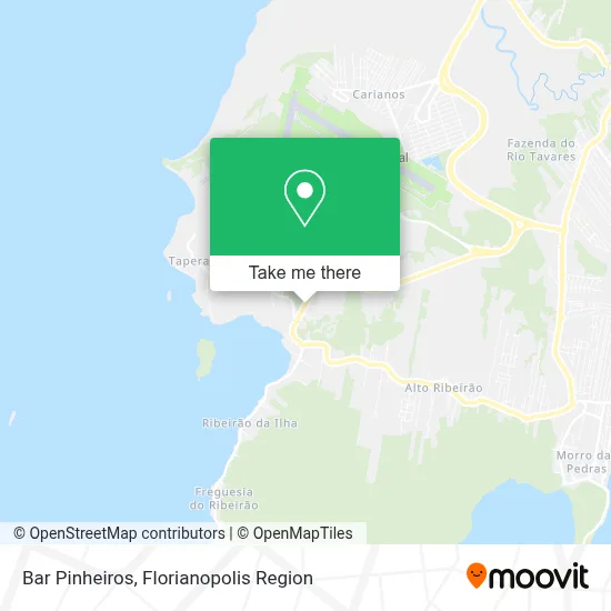 Bar Pinheiros map