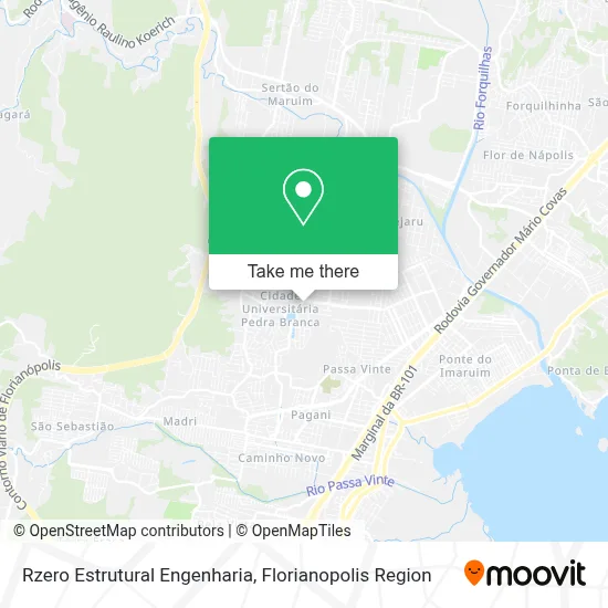 Rzero Estrutural Engenharia map