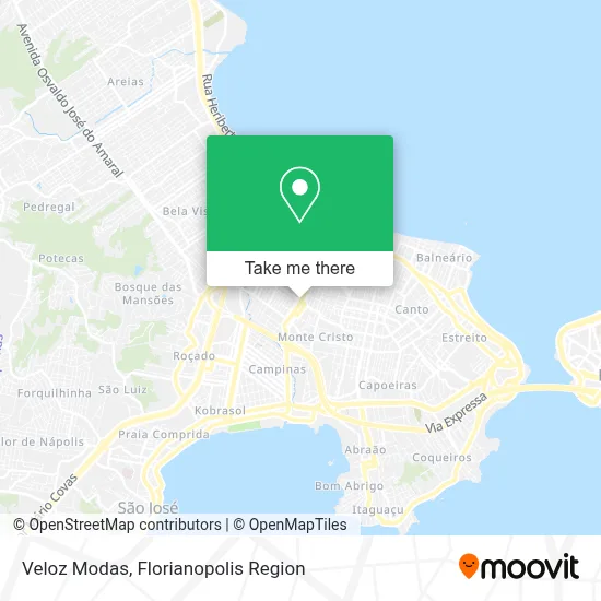 Veloz Modas map