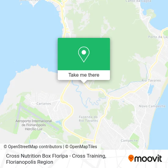 Cross Nutrition Box Floripa - Cross Training map