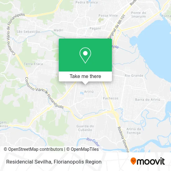 Residencial Sevilha map