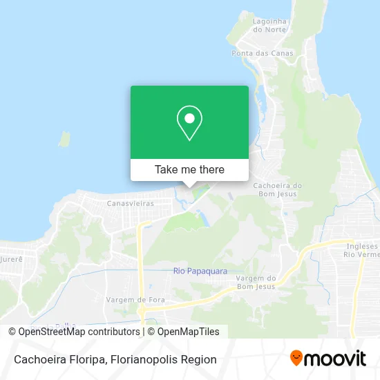 Cachoeira Floripa map