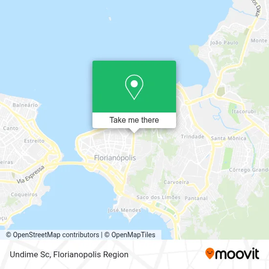 Undime Sc map