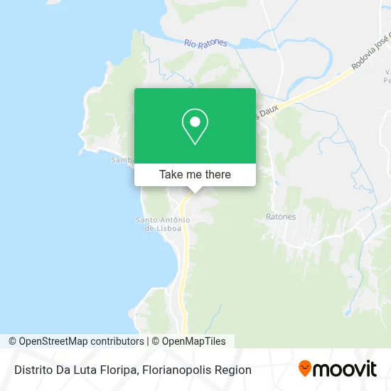 Distrito Da Luta Floripa map
