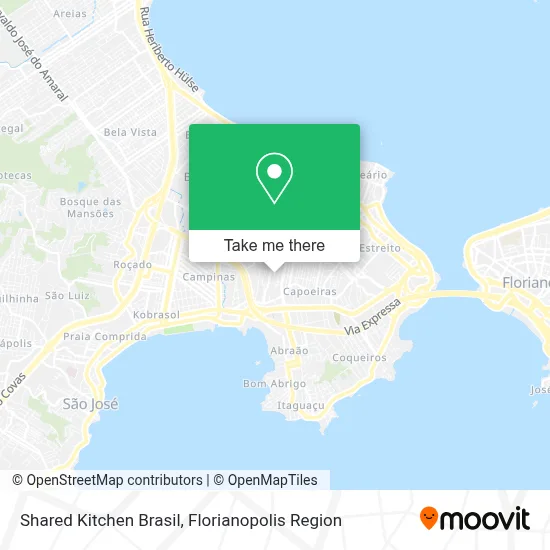 Shared Kitchen Brasil map