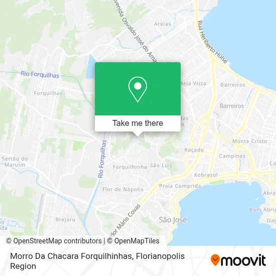 Morro Da Chacara Forquilhinhas map