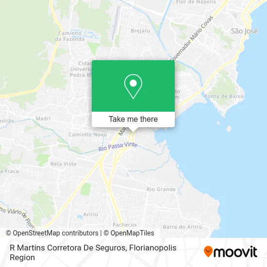 R Martins Corretora De Seguros map