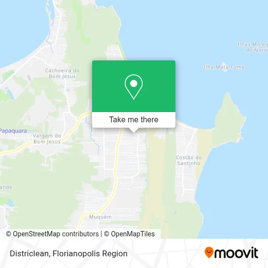 Districlean map
