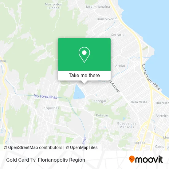 Gold Card Tv map