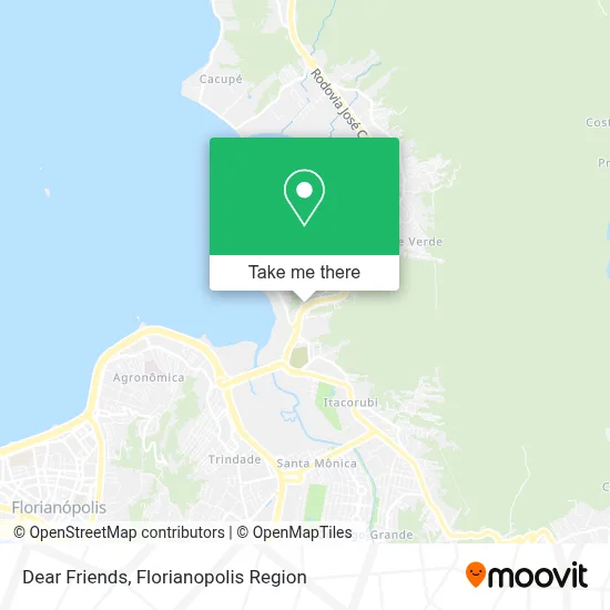 Dear Friends map