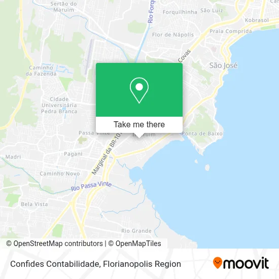 Confides Contabilidade map