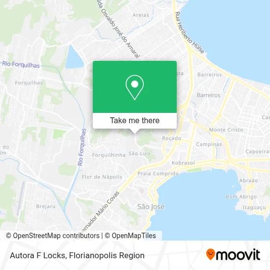 Autora F Locks map