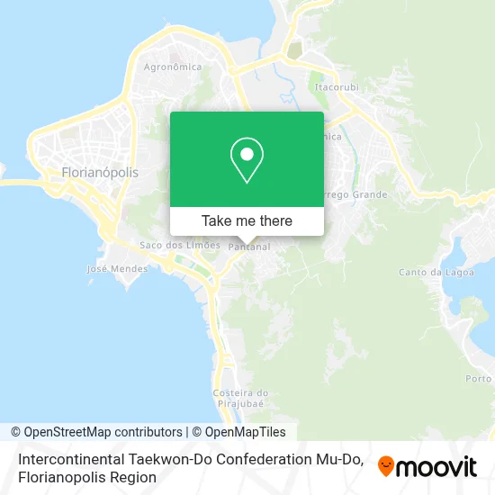 Intercontinental Taekwon-Do Confederation Mu-Do map