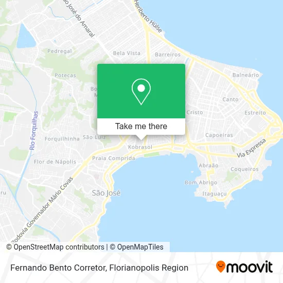 Fernando Bento Corretor map