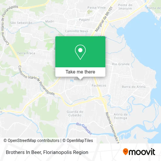 Brothers In Beer map