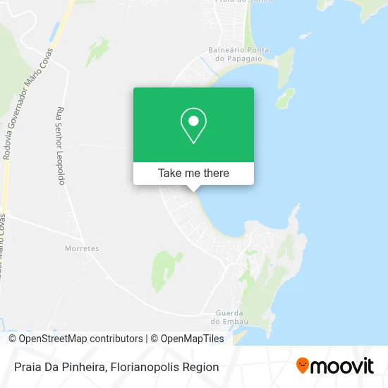 Praia Da Pinheira map