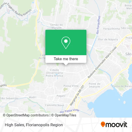 High Sales map