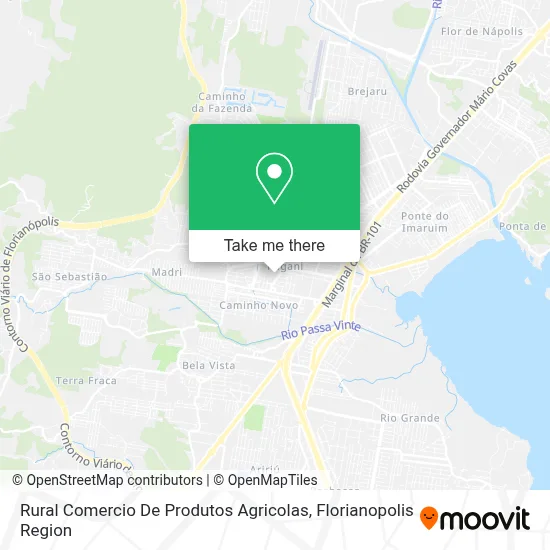 Rural Comercio De Produtos Agricolas map