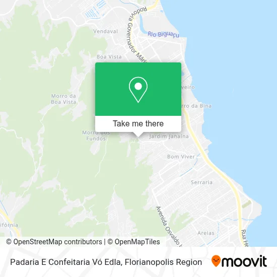 Padaria E Confeitaria Vó Edla map