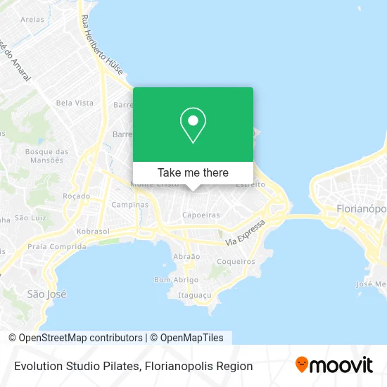 Evolution Studio Pilates map