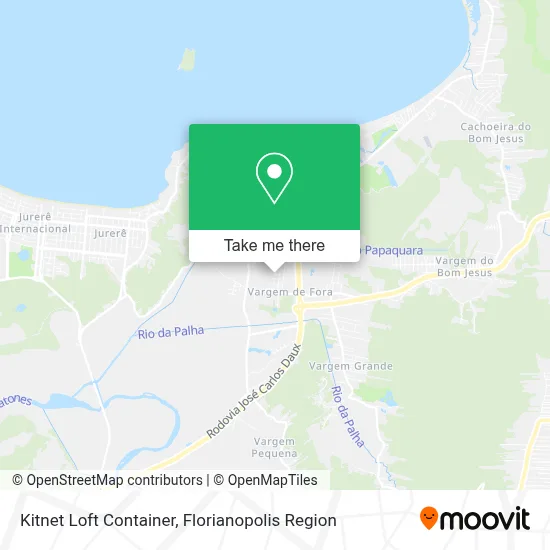 Kitnet Loft Container map